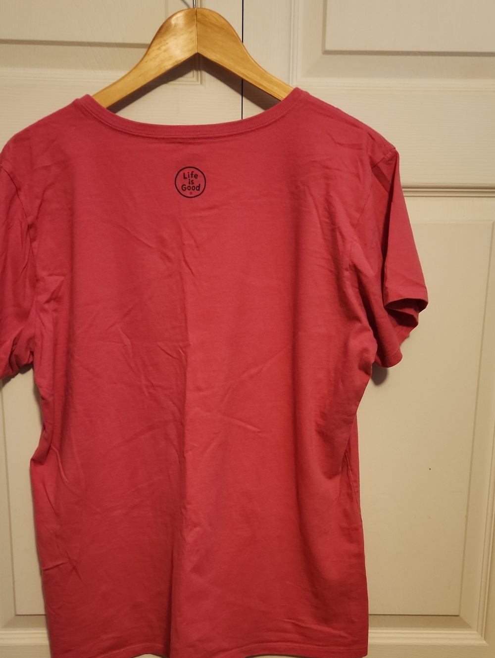 Life Is Good Pink Sea Turtle Crusher Tee Shirt XL Not All Who Wander Are Lost - Picture 4 of 4